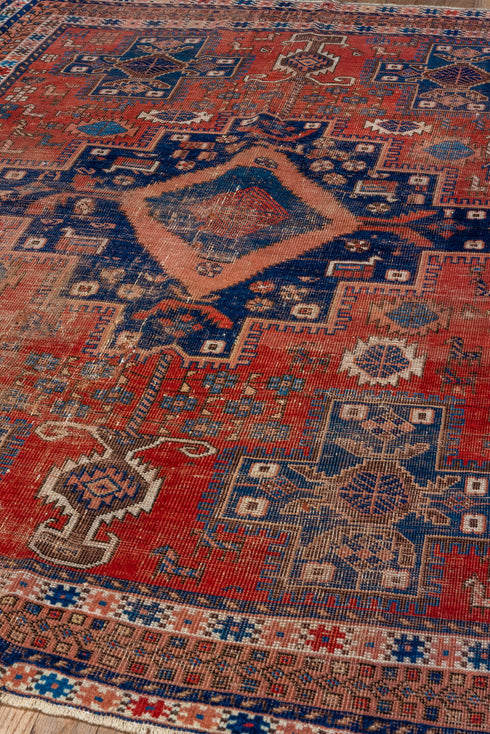 Vintage Shirvan Runner Rug (3' x 7')
